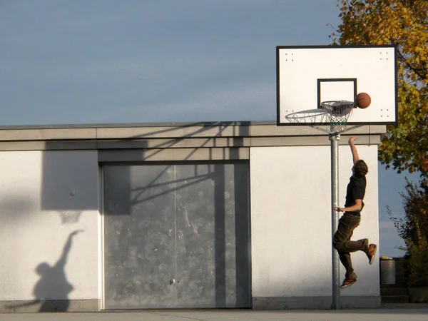 Basquete Jogo Conceito Esporte — Fotografia de Stock