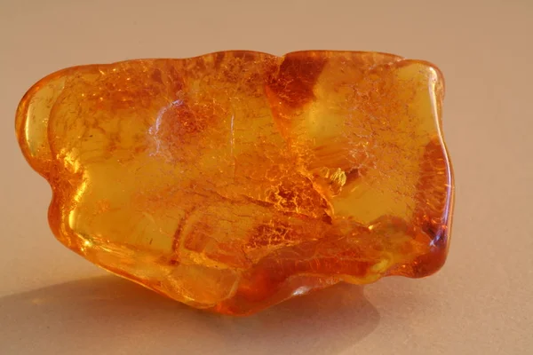 Batu Permata Geologi Amber — Stok Foto