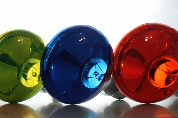 Group Colorful Balls Isolated White Background — Stock Photo, Image