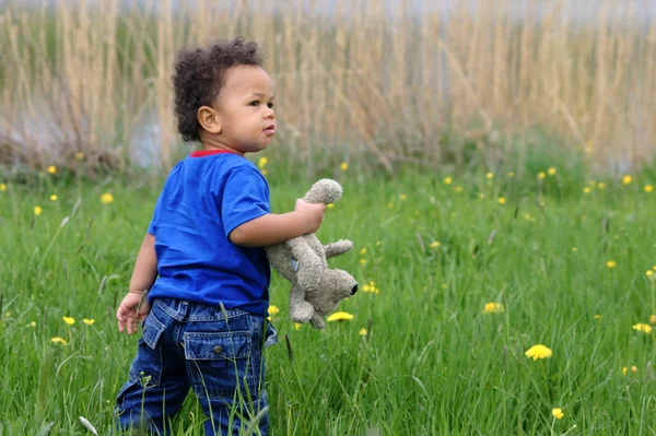 Cute Child Portrait Happy Childhood Concept — Stock Photo, Image