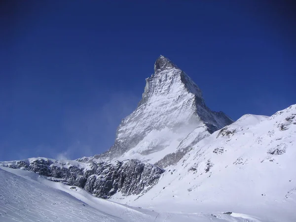 Vista Las Hermosas Montañas Los Alpes — Foto de Stock