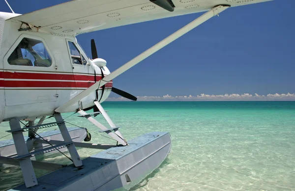Seaplane Beach White Sunday Islands Australia — Stock Photo, Image