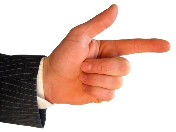 Closeup Hand Sign Gesture — Stock Photo, Image