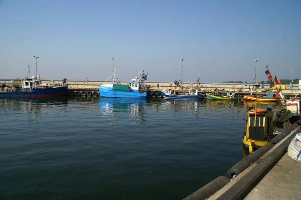 Seehafen Hafen Wasserfahrzeuge — Stockfoto