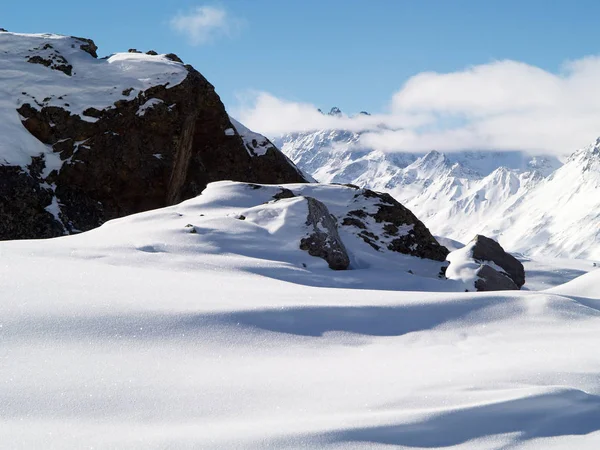 Scenic View Beautiful Alps Landscape Stock Image