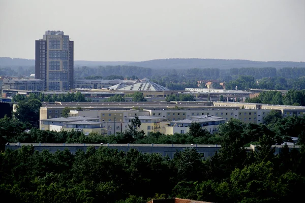 Vista Panorâmica Majestosa Cidade Urbana — Fotografia de Stock