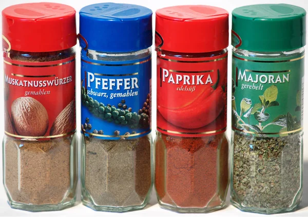 Delicious Variety Spices Closeup View - Stock-foto