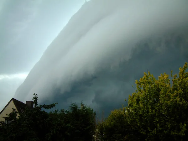 Bouře Deštivá Obloha Špatné Počasí — Stock fotografie
