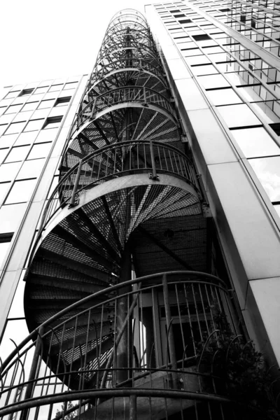 Scenic Urban View Modern Skyscrapers Facade — Stock Photo, Image