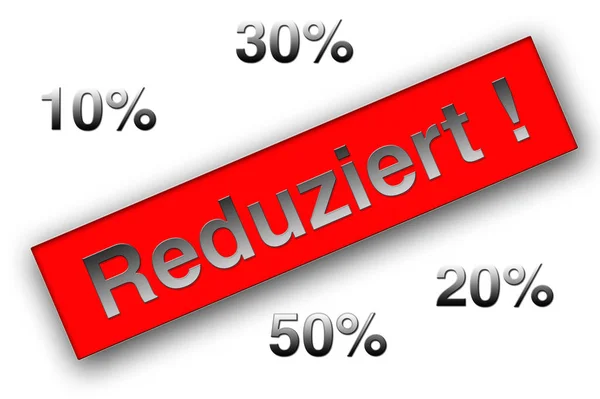 Концепція Знижки Продажу Візуалізація — стокове фото