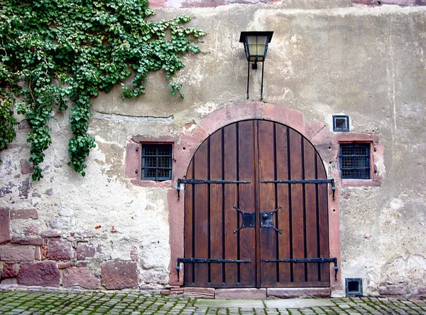 Una Las Muchas Puertas Del Castillo Heidelberg — Foto de Stock