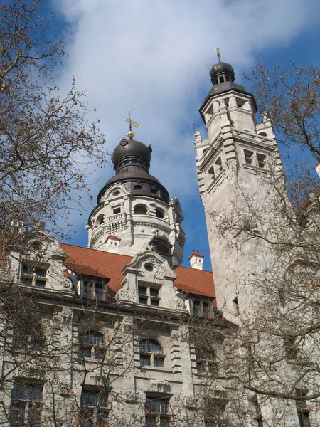 Leipzig Almanya Nın Saksonya Eyaletinin Kalabalık Şehridir — Stok fotoğraf