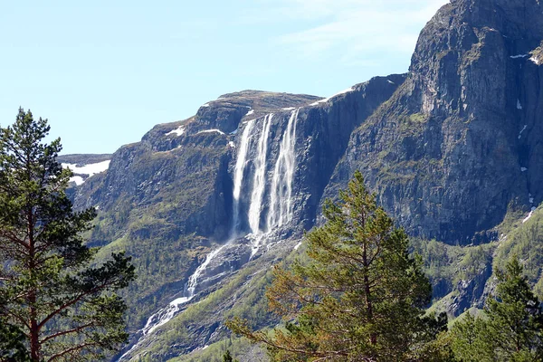 Wasserfall Der Natur Wasserdurchfluss — Stockfoto