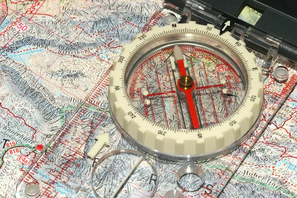 Travel Compass Journey Compass — Stock Photo, Image