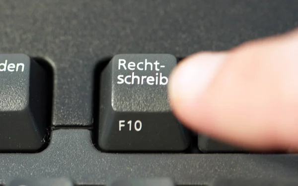 Nahaufnahme Von Tastaturtasten — Stockfoto