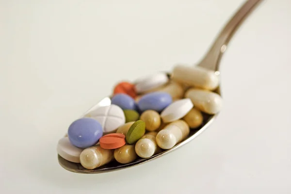健康保険や薬錠剤 — ストック写真