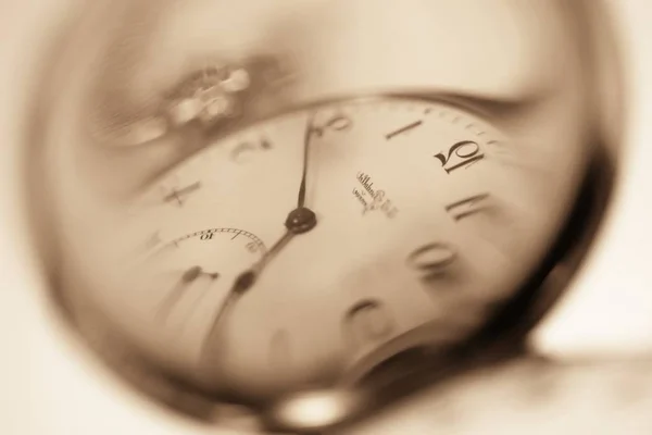 Закриття Годинника Концепція Часового Потоку — стокове фото