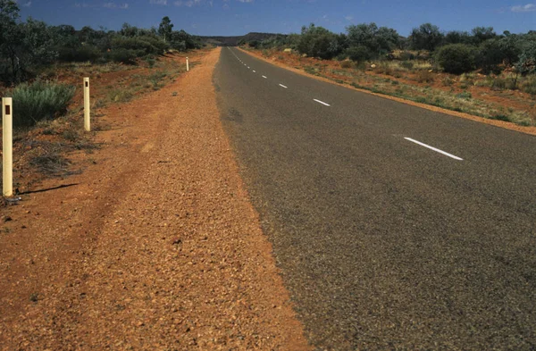 Onder Een Snelweg Stel Eigenlijk Iets Anders Voor Australische Outback — Stockfoto