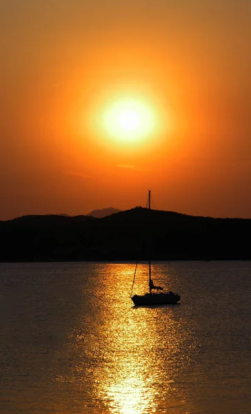 Bella Vista Sul Cielo Tramonto — Foto Stock