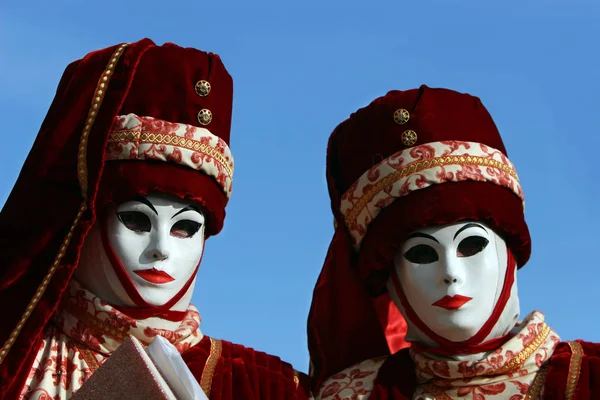 Venetië Carnaval Viering Italië — Stockfoto