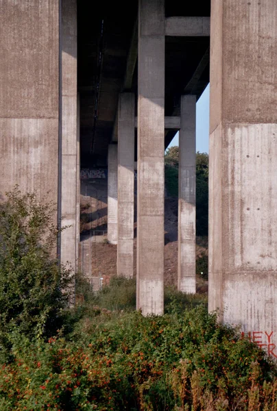 Malowniczy Widok Architekturę Mostu — Zdjęcie stockowe