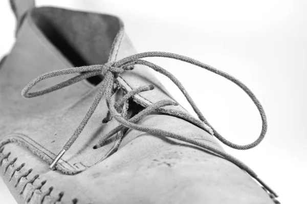 Παπούτσι Κορδόνια Κοντά Σουτ — Φωτογραφία Αρχείου