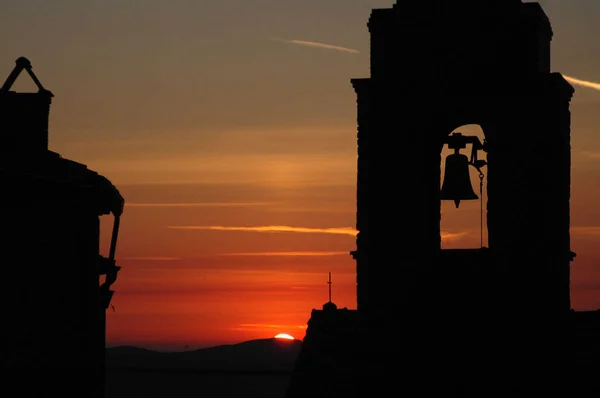 Coucher Soleil Toscane — Photo