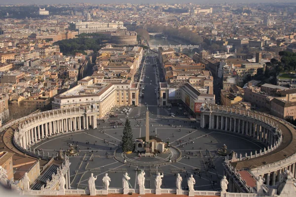 Вид Площадь Святого Петра — стоковое фото