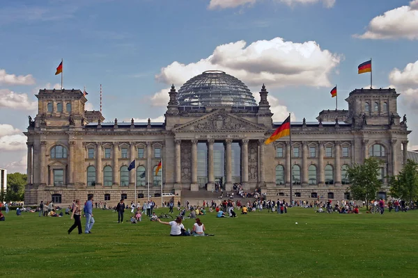 Reichstag Épület Berlinben — Stock Fotó