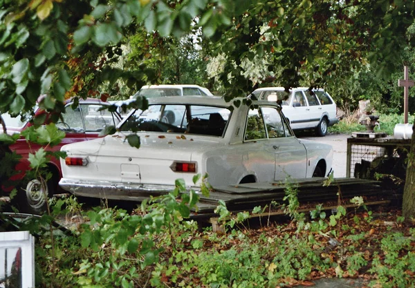 Gammal Bil Parken — Stockfoto