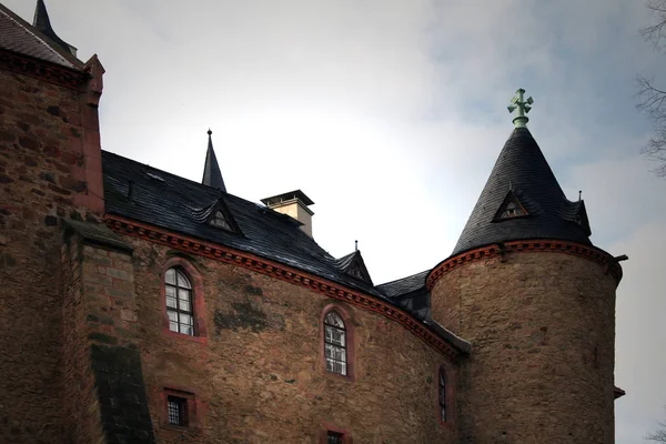 Приблизно 600 Річний Готичний Замок Вважається Найкрасивішим Саксонії Вперше Задокументована — стокове фото