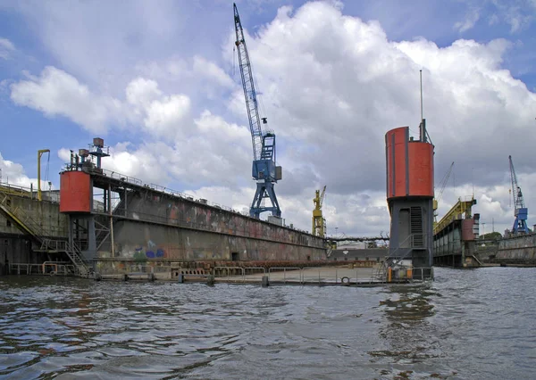 Hamburgs Älteste Werft — Stockfoto