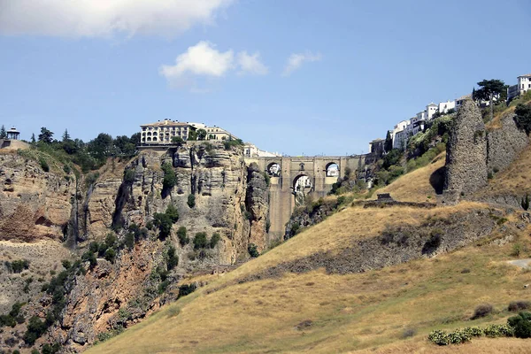 Stad Spaanse Provincie Malaga Aan Voet Van Serrania Ronda Met — Stockfoto