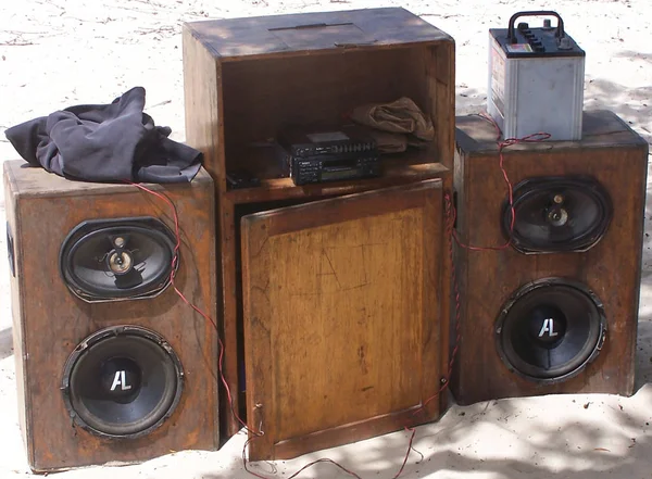 Esta Instalación Alta Tecnología Fue Hecha Por Playa Descubierta Tobago —  Fotos de Stock