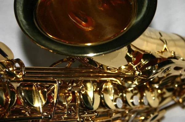 Musikinstrument För Saxofon — Stockfoto