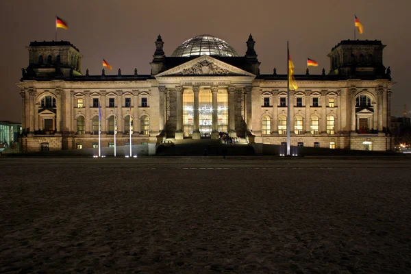 Reichstag Por Noche Dri — Foto de Stock