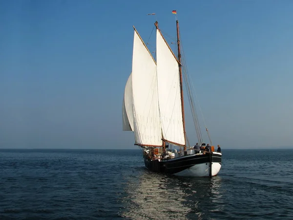 Vacker Utsikt Över Segelfartyg — Stockfoto