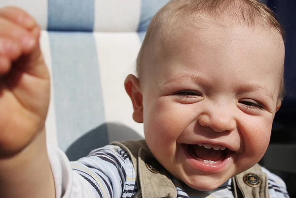 Vista Panorámica Del Niño Pequeño Lindo —  Fotos de Stock