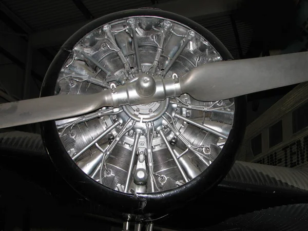 Циліндровий Радіальний Двигун Джу — стокове фото