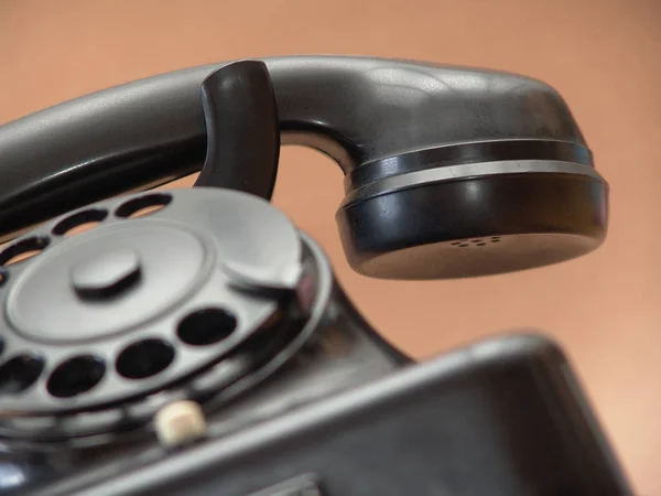 Stary Telefon Zbliżenie Strzał — Zdjęcie stockowe