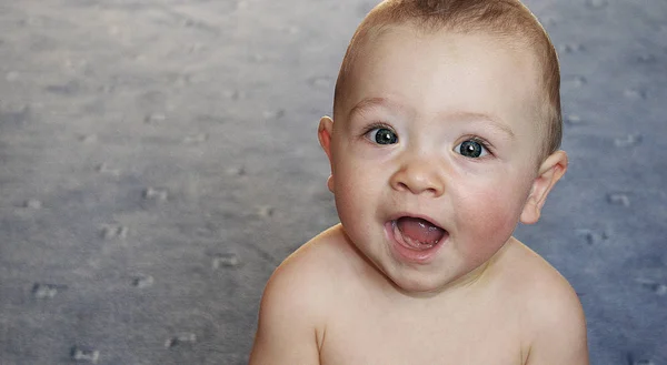 Closeup Portrait Cute Child — Stock Photo, Image