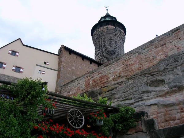 Nuremberg Castelo Viagens Arquitetura Conceito — Fotografia de Stock