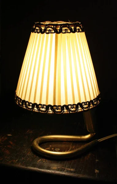 Lamp Black Background — Stock Photo, Image