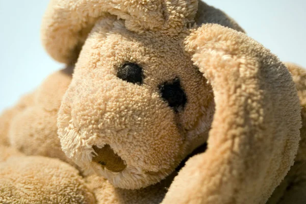 Teddybeer Met Speelgoed — Stockfoto