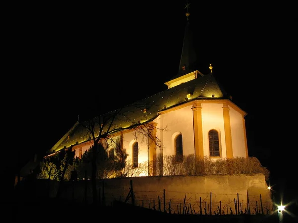 Kirche Hochheim Main Bild — Stockfoto