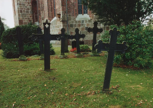 Reepsholt Vecchia Chiesa Cimitero Distretto Frisia Sassonia Inferiore — Foto Stock