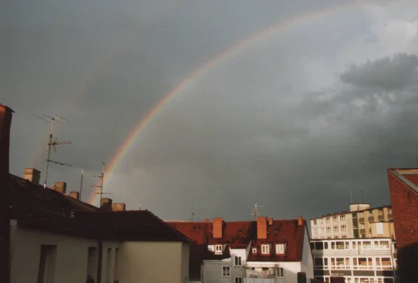 Rainbow Meteorological Phenomenon Caused Reflection — Stock Photo, Image