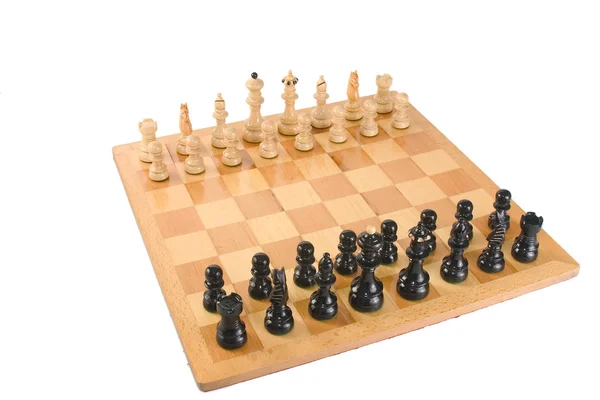 Шахматы Настольная Игра Стратегия Тактика — стоковое фото