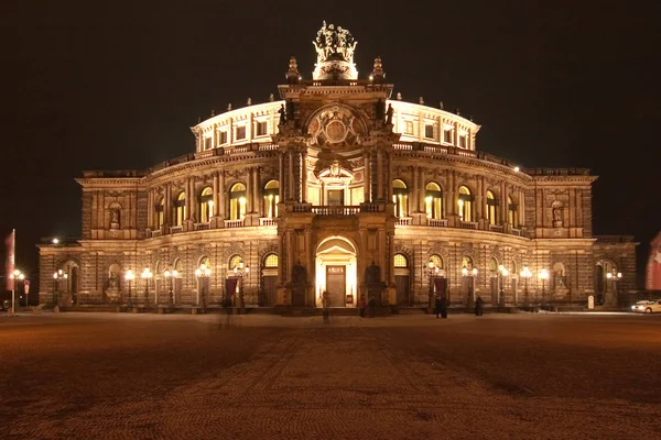 ドレスデン市の建築 ドイツ旅行 — ストック写真