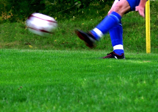 Vista Panorámica Del Concepto Fútbol Deportivo —  Fotos de Stock